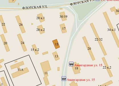 Улица Авангардная, дом 15. Северный административный округ, Район Головинский.