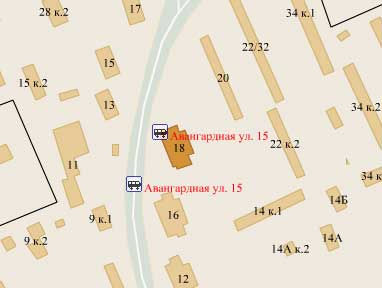 Улица Авангардная, дом 18. Северный административный округ, Район Головинский.